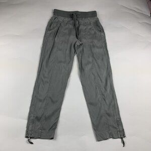 Anthropologie Marrakech Gray Silky Pull On Utility Pant S
